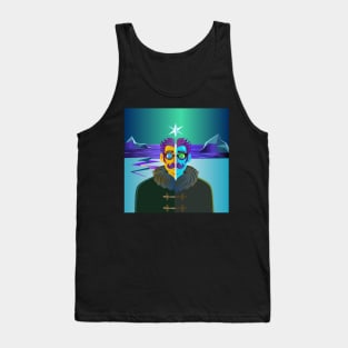 Polar explorer Amundsen and the North Star Tank Top